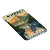 Norwegen Fjord Magnet (Rechte Seite)