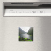 Norwegen Fjord Magnet (In Situ (Geschirrspüler))