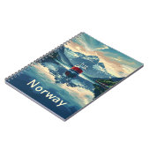 Norwegen Fjord Notizblock (Linke Seite)