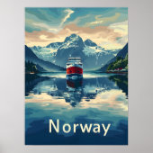 Norwegen Fjord Poster (Vorne)
