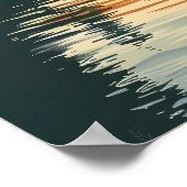 Norwegen Fjord Poster (Ecke)