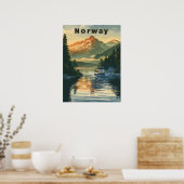 Norwegen Fjord Poster (Küche)
