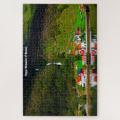 Norwegen Fjord Wasserfall Skandinavien. Jigsaw Puz Puzzle (Vertikal)