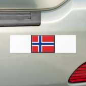 Norwegen-Flagge Autoaufkleber (Auf Auto)