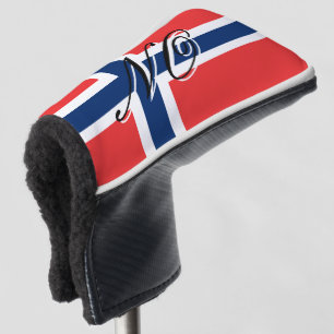 Norwegen-Flagge benutzerdefinierter Name Golf-Head Golf Headcover