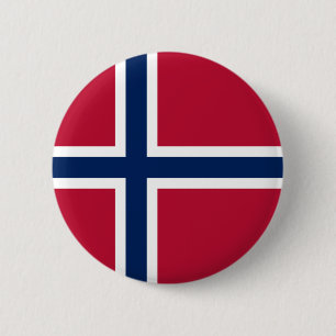 Norwegen-Flagge Button