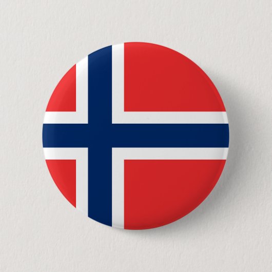 Norwegen-Flagge Button (Vorderseite)