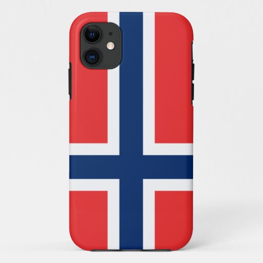 Norwegen-Flagge Case-Mate iPhone Hülle (Rückseite)