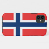 Norwegen-Flagge Case-Mate iPhone Hülle (Rückseite (Horizontal))