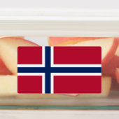 Norwegen-Flagge Etiketten (Befestigt)