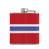 Norwegen-Flagge Flachmann (Rückseite)