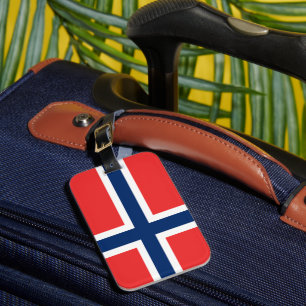 Norwegen-Flagge Gepäckanhänger
