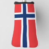 Norwegen-Flagge Golf Headcover (Rotieren 90)
