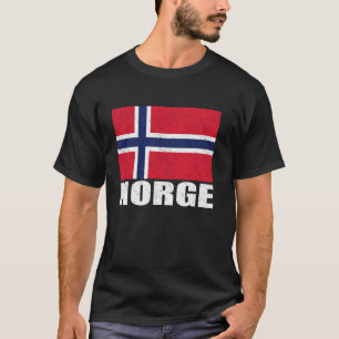 Norwegen Flagge Grunge Vintage Souvenir Norwegen T-Shirt