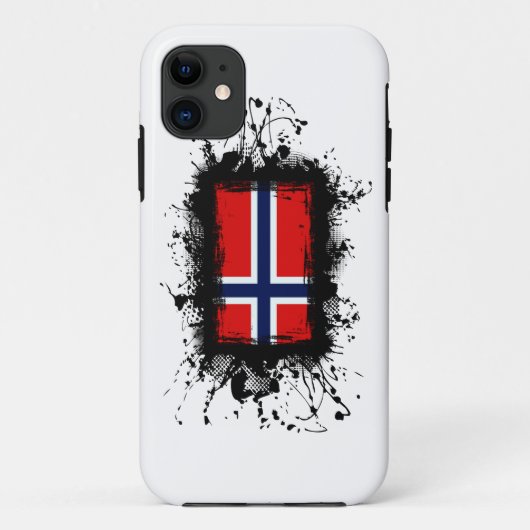 Norwegen-Flagge iPhone 5 Fall Case-Mate iPhone Hülle (Rückseite)