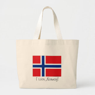 Norwegen-Flagge Jumbo Stoffbeutel