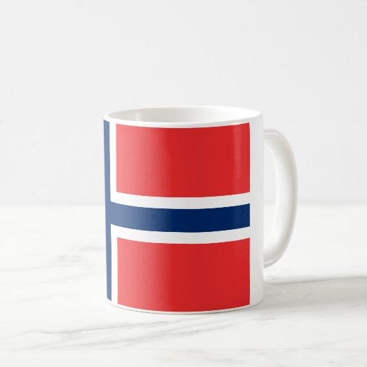 Norwegen, Flagge Kaffeetasse (VorderseiteRechts)