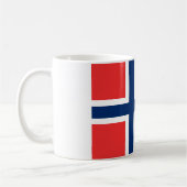 Norwegen, Flagge Kaffeetasse (Links)