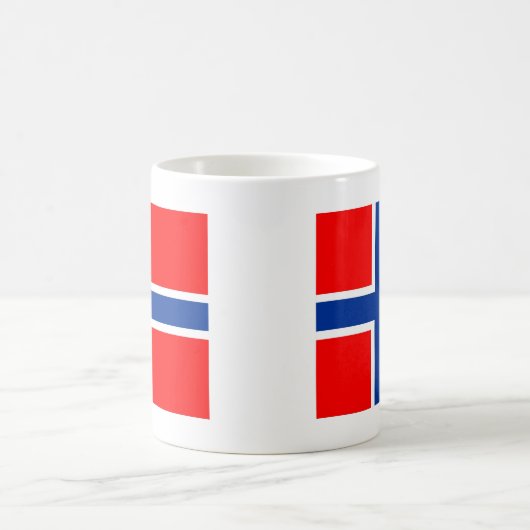 Norwegen-Flagge Kaffeetasse (Mittel)