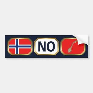 Norwegen Flagge Karte Code Aufkleber Autoaufkleber