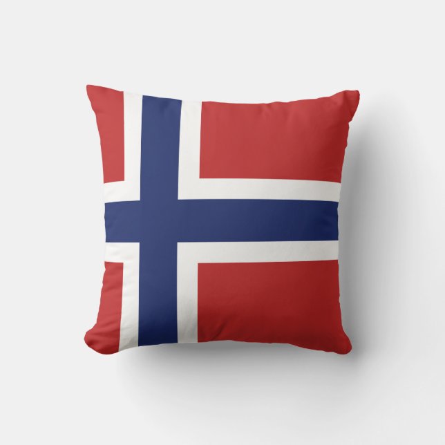 Norwegen-Flagge Kissen (Vorderseite)