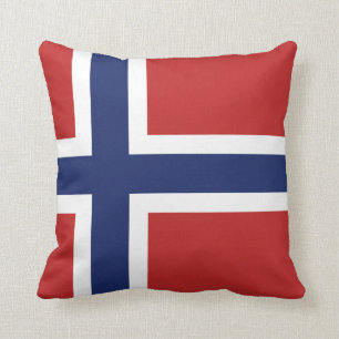 Norwegen-Flagge Kissen