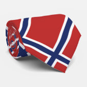 Norwegen-Flagge Krawatte (Gerollt)