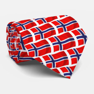 Norwegen Flagge Krawatte