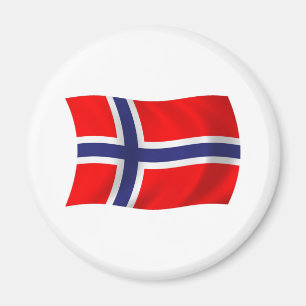 Norwegen Flagge Magnet