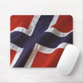 Norwegen-Flagge Mousepad (Mit Mouse)