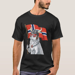 Norwegen-Flagge Norge Norwegischer Stolz 5 T-Shirt