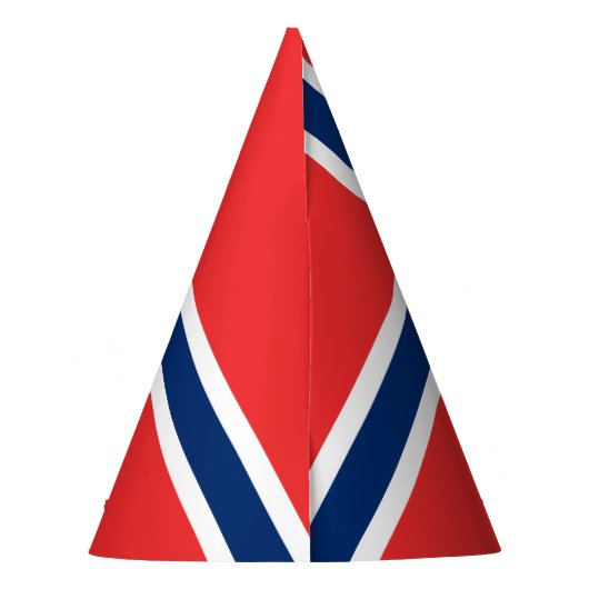 Norwegen-Flagge Partyhütchen (Rückseite)