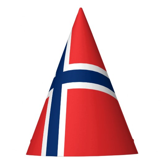 Norwegen-Flagge Partyhütchen (Vorderseite)