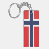 NORWEGEN-FLAGGE SCHLÜSSELANHÄNGER (Vorderseite links)