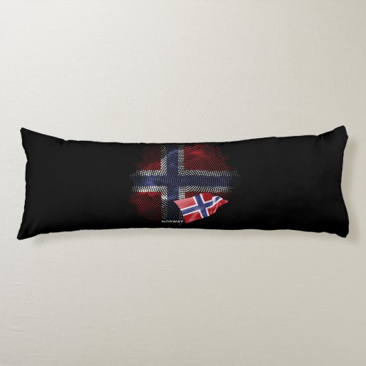 Norwegen-Flagge Seitenschläferkissen (Vorderseite)