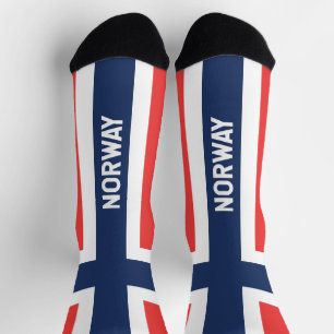 Norwegen Flagge Skandinavien Socken