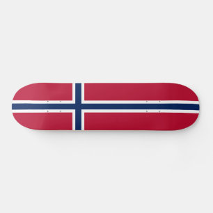 Norwegen-Flagge Skateboard