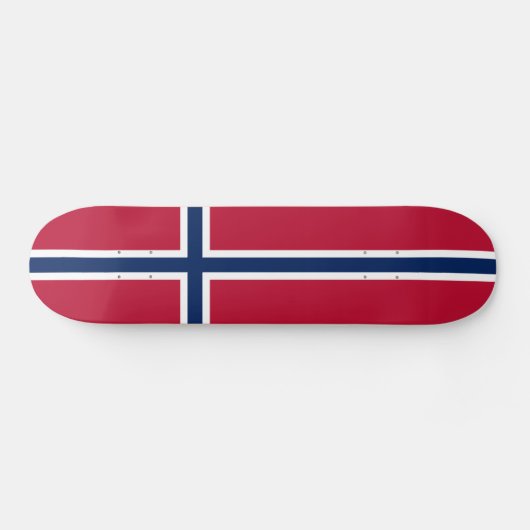 Norwegen-Flagge Skateboard (Horizontal)