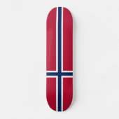 Norwegen-Flagge Skateboard (Vorderseite)