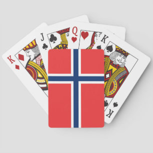 Norwegen-Flagge Spielkarten