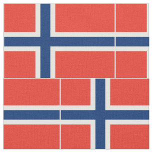 Norwegen-Flagge Stoff