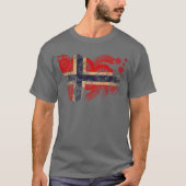 Norwegen-Flagge T-Shirt (Vorderseite)