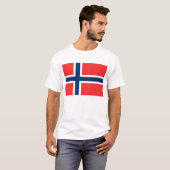 Norwegen, Flagge T-Shirt (Vorne ganz)