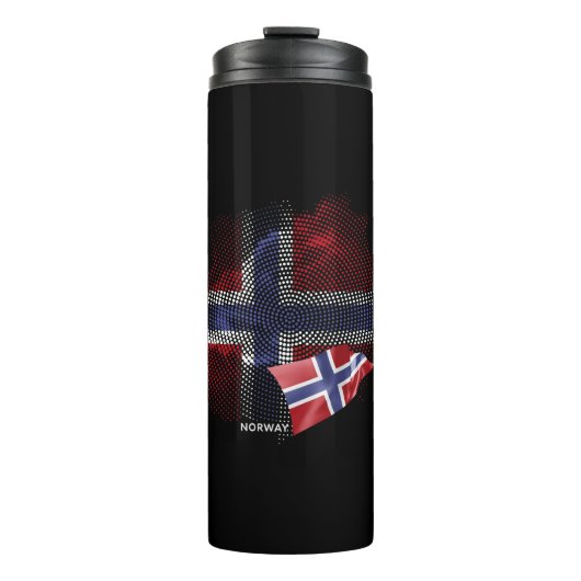 Norwegen-Flagge Thermosbecher (Vorderseite)
