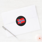 Norwegen Flaggen Aufkleber (Umschlag)