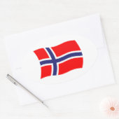 Norwegen Flaggen Aufkleber (Umschlag)