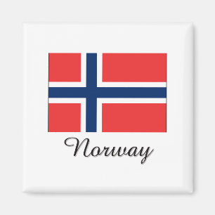 Norwegen-Flaggen-Entwurf Magnet