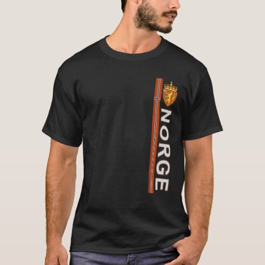 Norwegen Flaggen - Fußball und Sport Thema T Shirt (Vorderseite)