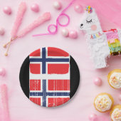 Norwegen-Flaggen-Papier-Teller Pappteller (Party)