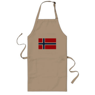Norwegen-Flaggen-Schürze Lange Schürze